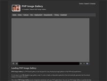 Tablet Screenshot of phpimagegallery.com